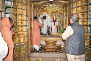 Bhupendra sign Chudasma Visited Vadtal Mandir